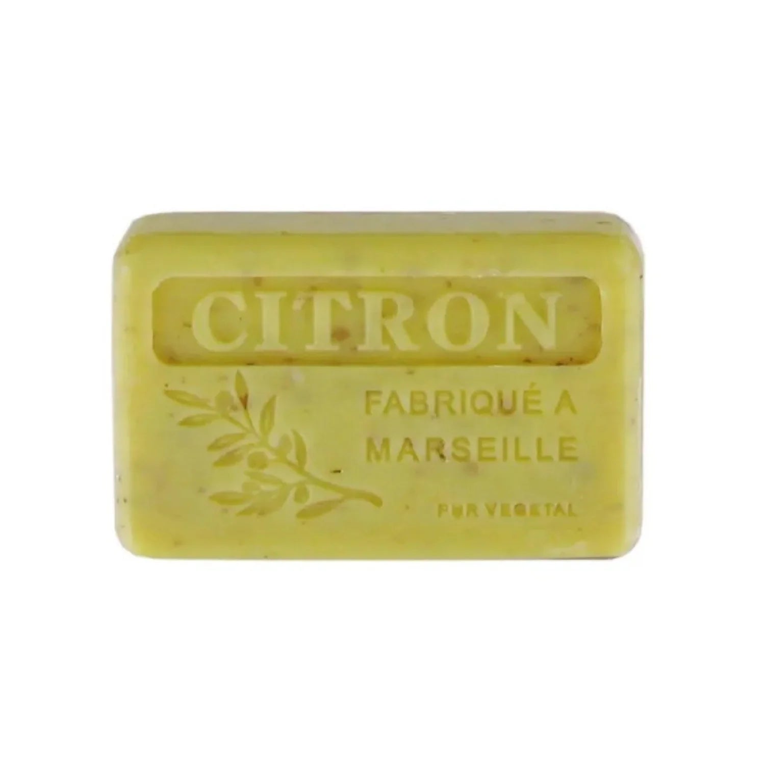 Savon de Marseille 125 g – parfumé au citron broyé