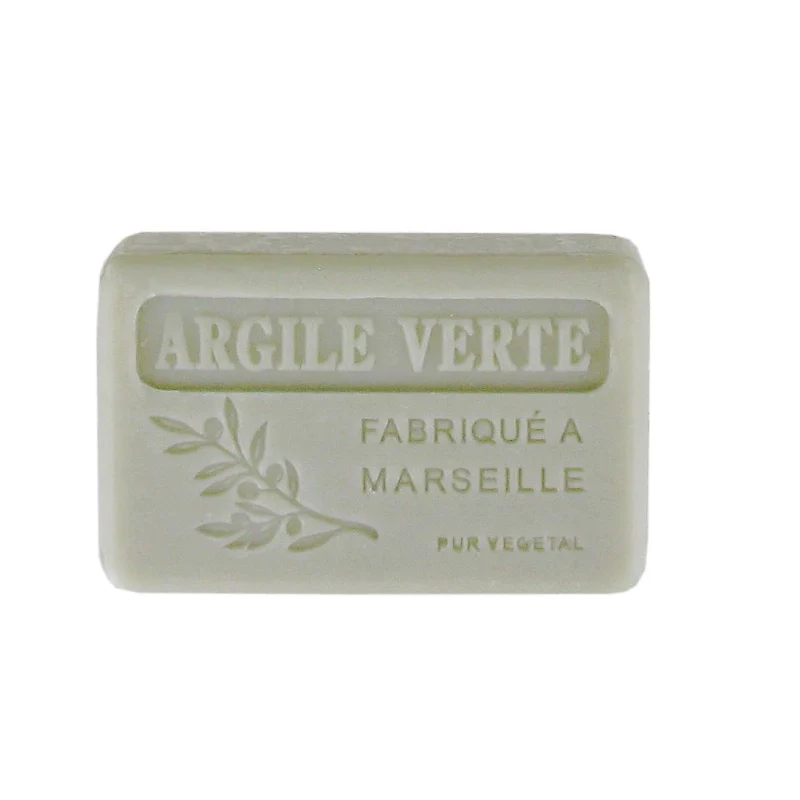 Savon de Marseille 125 g – parfumé à l’argile verte