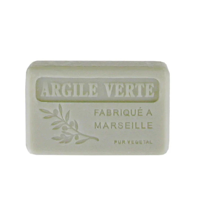 Savon de Marseille 125 g – parfumé à l’argile verte